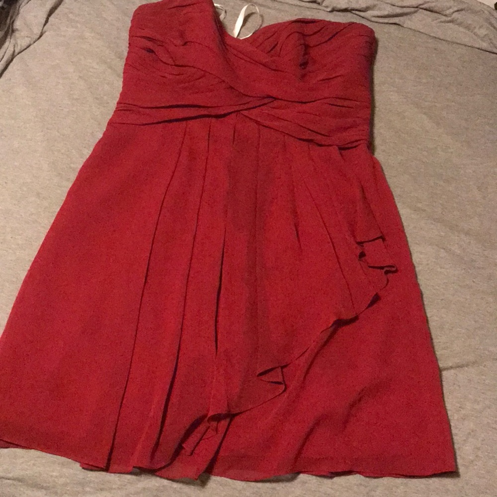 Red Bridesmaid or homecoming/prom dress